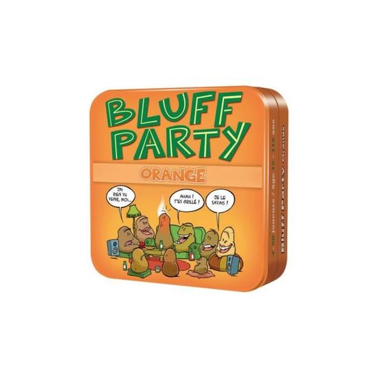Jeu de cartes Bluff Party Orange Asmodée - ASMO - A partir de 12 ans - Blanc - 30 min