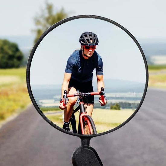 Rétroviseur de Vélo pour Casque, Rotation 360 Degrés, Réglable et Léger, Accessoire Universel Compatible avec Tous Types de Casques de Cyclisme
