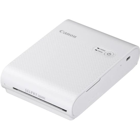 Imprimante Photo Portable Wi-Fi SELPHY SQUARE QX10 - Blanche CANON à Prix  Carrefour