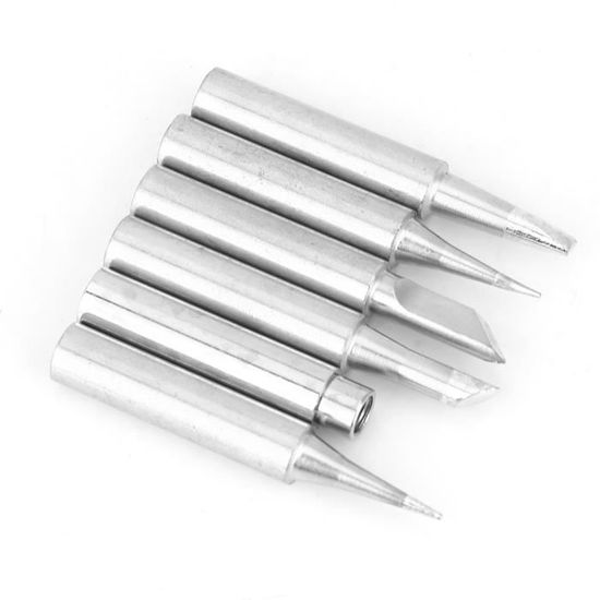 Lot De Pointes Pour Fer à Souder USB - Différentes Formes (Rond, Fer à Cheval, Coupeur) - Longueur 5 Cm - Acier