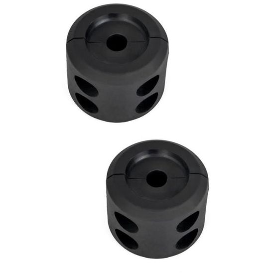 2 Brides De Câble Caoutchouc EPDM Avec Collier Inox Uxcell - 48mm - Support Passe-fils