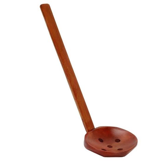 Passoire à Long Manche En Acier Inoxydable Avec Crochet Filtre Séparateur De Scories Cuillère à Soupe à L'huile Louche Ustensiles De Cuisine (taille : Moyen