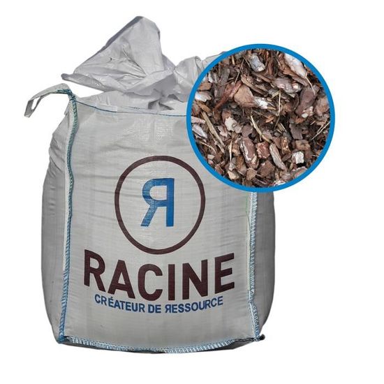 Paillage D Ecorces De Pin Sylvestre Racine Big Bag 1 M3 Pour Couvrir 15 A 20 M2 Cdiscount Jardin