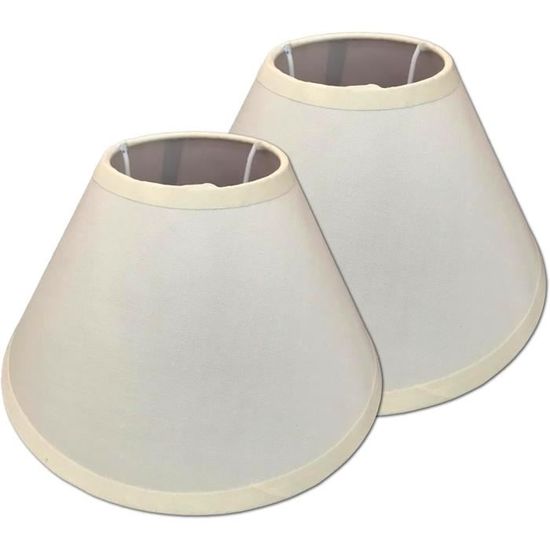 Abat-jour BEST&FREE - Format 8x20x12cm, Adaptateur E14/E27 - Pour Lampe Chevet Ou Pied