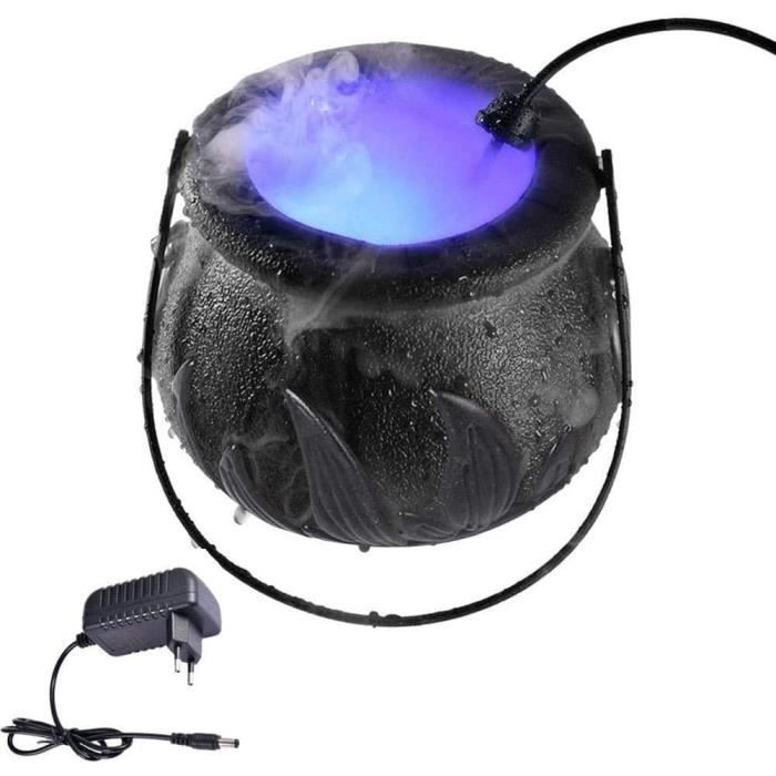 Brumisateur Ultrasons 12 LED - Mini Machine Brouillard Pour Aquarium Étang Jardin Halloween