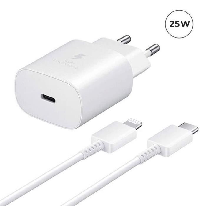 Chargeur Adaptateur secteur USB-C 18W Blanc compatible Pour iPhone 13 Pro  Max - Yuan Yuan - Cdiscount Informatique