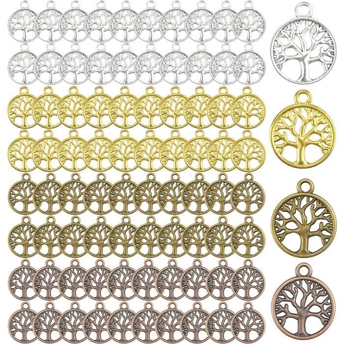 Pendentif Vintage En Métal Argenté - Bijou D'occasion Plein De Charme