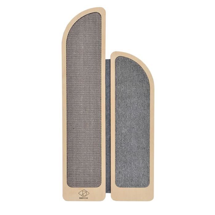 D&D Objet à griffer Penny 42,5 x 90 x 2 cm - 2,773 kg - Gris - Pour chat
