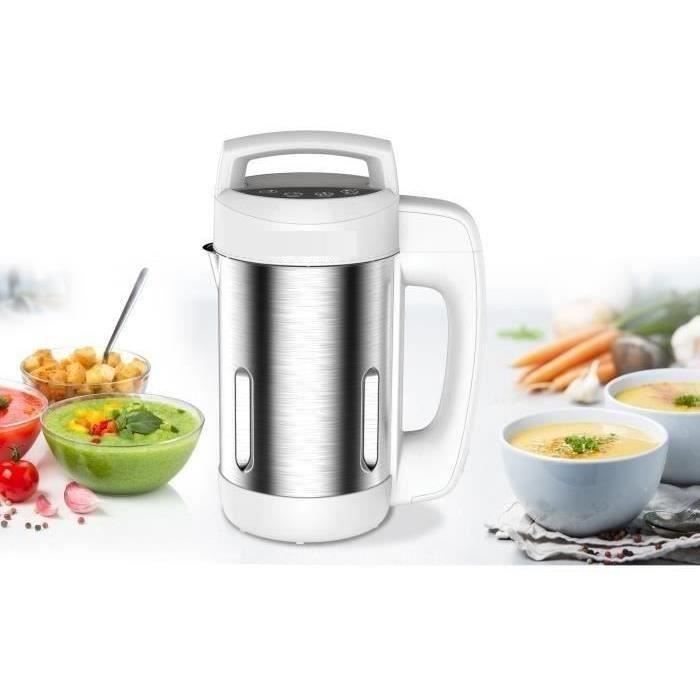 BLENDER CHAUFFANT INOX WHITE MULTI FONCTIONS MEGA PROMO
