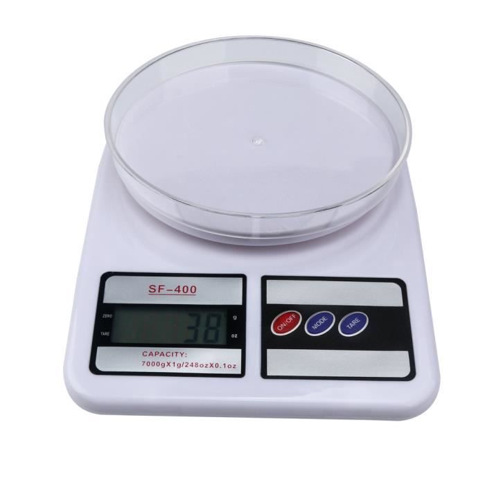 Balance multifonction numérique pour cuisine et aliments 10KG
