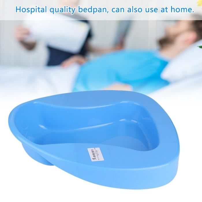 Bassin lit stable en plastique épais robuste lisse patient collé au lit