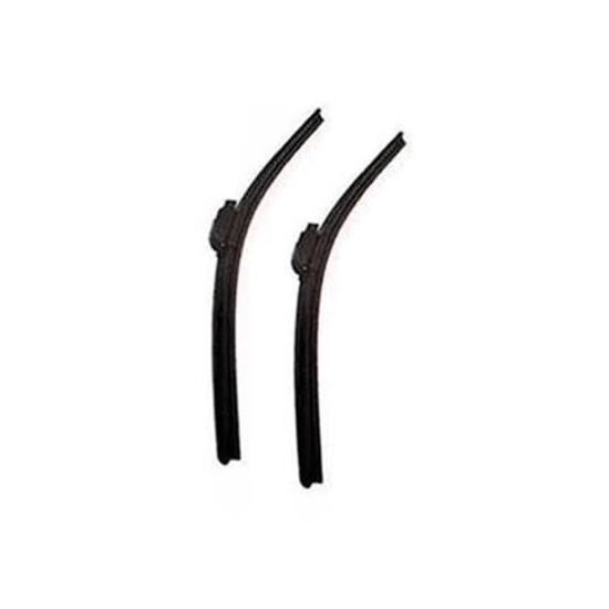 Kit 2 Balais d'essuie-glaces pour PEUGEOT 208 ph.2 depuis 2015 Universel Flat 11 Adaptateurs Neuf.