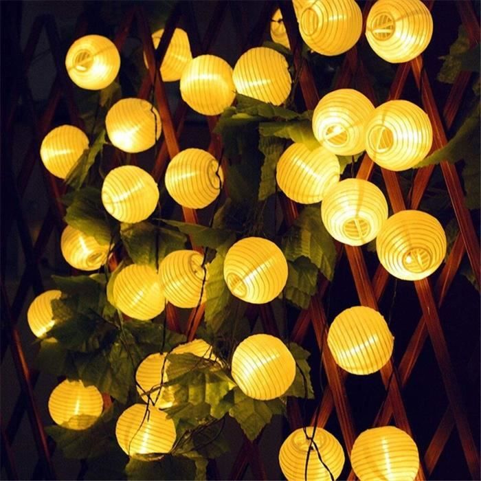 Thrisdar 10-20-30 lanterne solaire à LED guirlande lumineuse extérieure de noël jardin ar - Modèle: Multicolor 10LED - MILEDCA04033