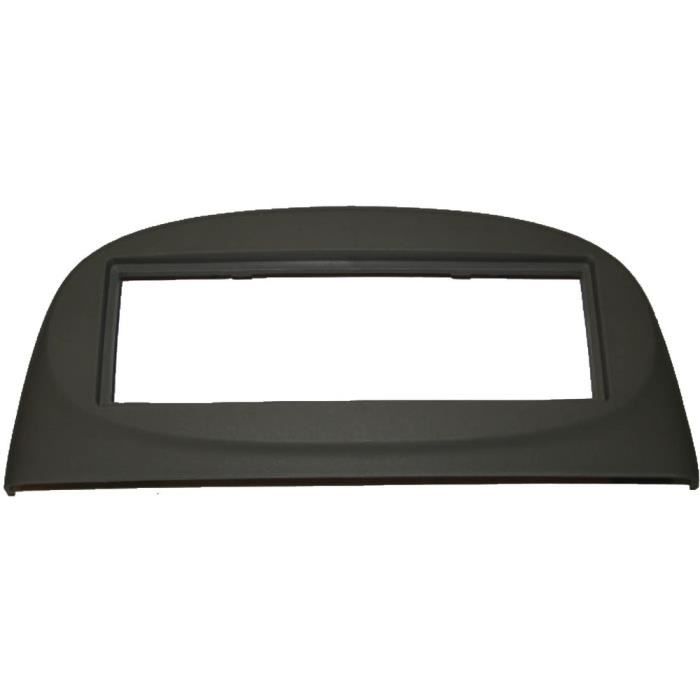 Adaptateur de façade d'autoradio simple DIN Noir Renault Twingo 2007 >