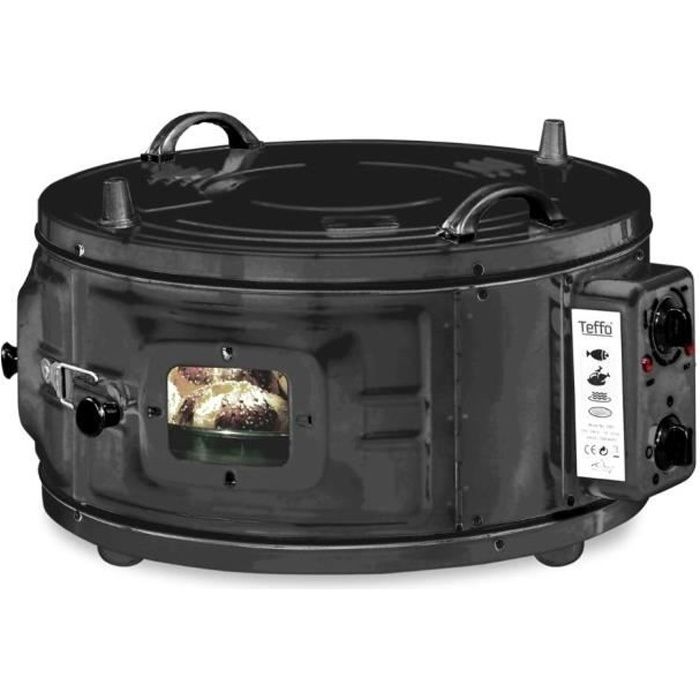 Four rond XXL - Avec thermostat et plaque à pâtisserie - Davul Firin - 42 litres