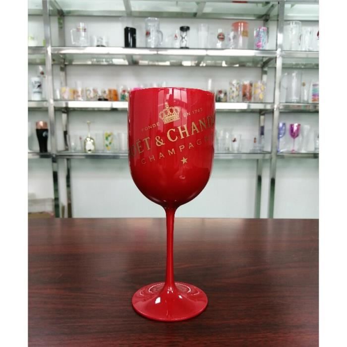2 pièces Coupes de Champagne Cocktail verre seau à glace Chandon vin bière Partyfor 3L acrylique blanc seaux à glace ref*DE1449