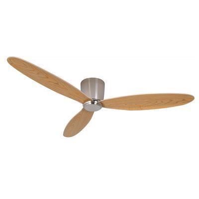 Ventilateur de plafond Radar 132cm Chromé Teck - LUCCI AIR -
