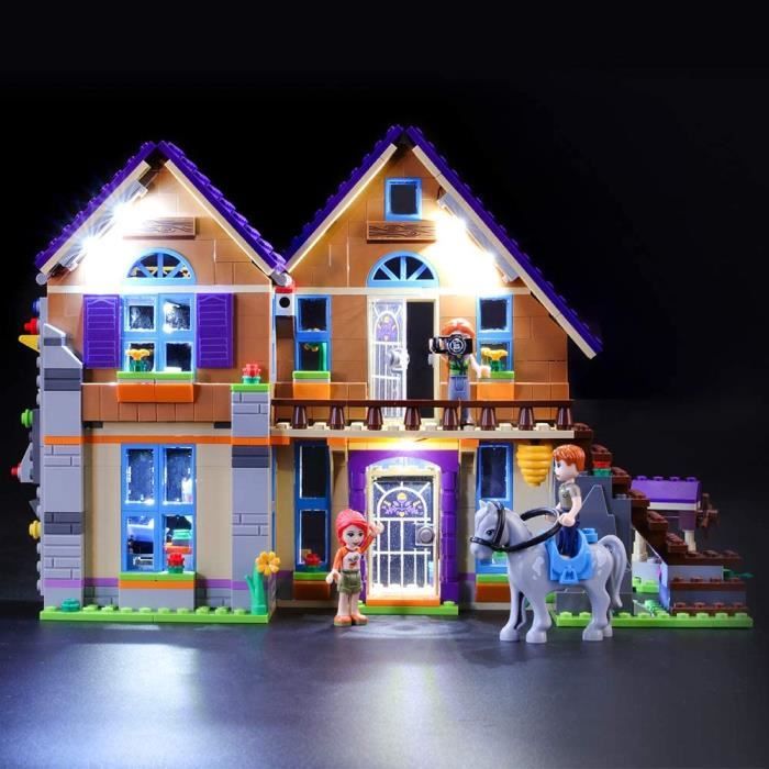 BRIKSMAX Kit de LED pour Lego Friends La Maison de Mia,Compatible avec la Maquette Lego 41369, La Maquette de Construction n'