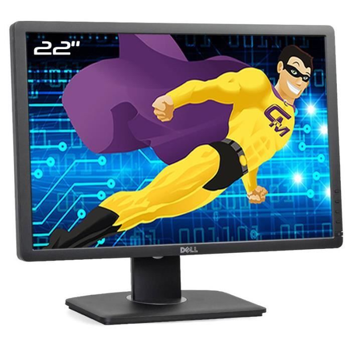 Ecran PC 22- Dell P2213t 0Y57VF Y57VF LED TFT VGA DVI-D DisplayPort USB 16:10