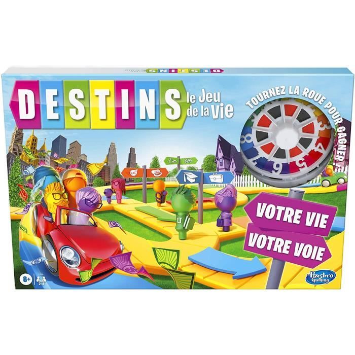 Destins Le Jeu de la Vie, Jeu de Societe pour la Famille, Jeu de Plateau, Version Francaise