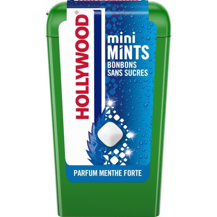 Hollywood Mini Mints Bonbons parfum Menthe Forte 12,5g