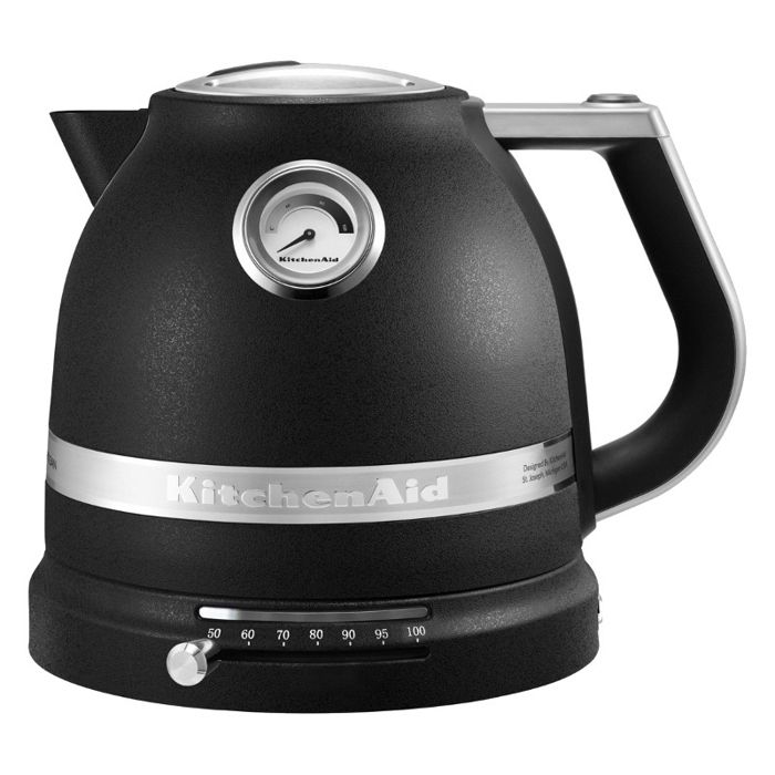 Kitchenaid - bouilloire sans fil 1.5l 2400w truffe noire - 5kek1522ebk