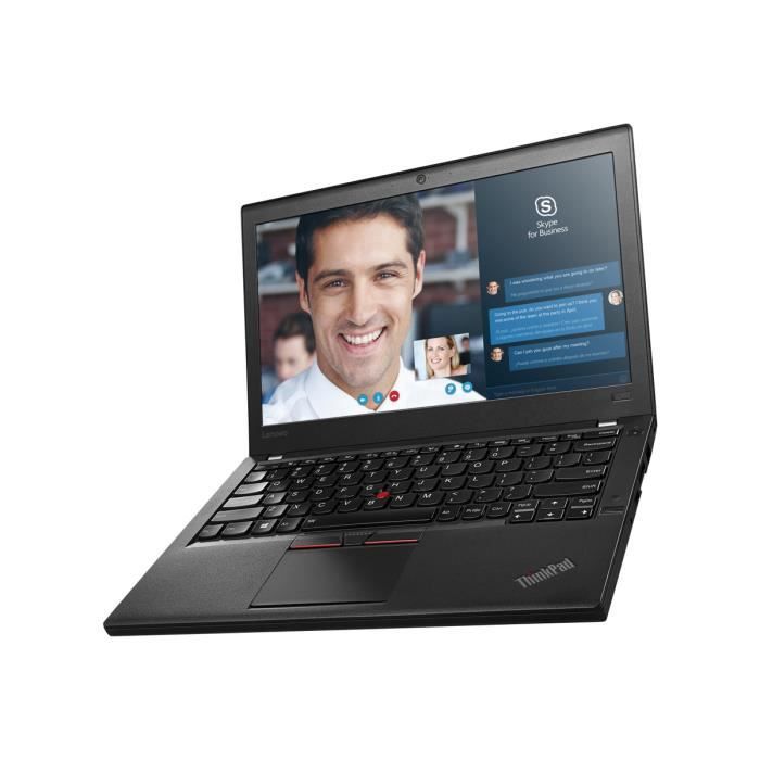 Lenovo ThinkPad X260 20F6 Ultrabook Core i5 6300U - 2.4 GHz Win 10 Pro 64 bits 8 Go RAM 256 Go SSD TCG Opal Encryption 2 12.5