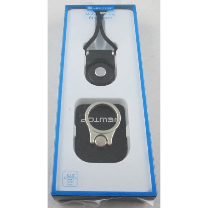 tour de cou pour smartphone avec bague ring pour support vidéo