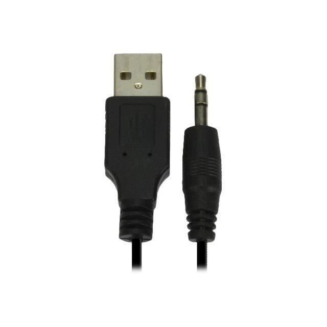 MCL Mini Haut-parleurs - RMS alimentés par l'USB - Noir - 4W