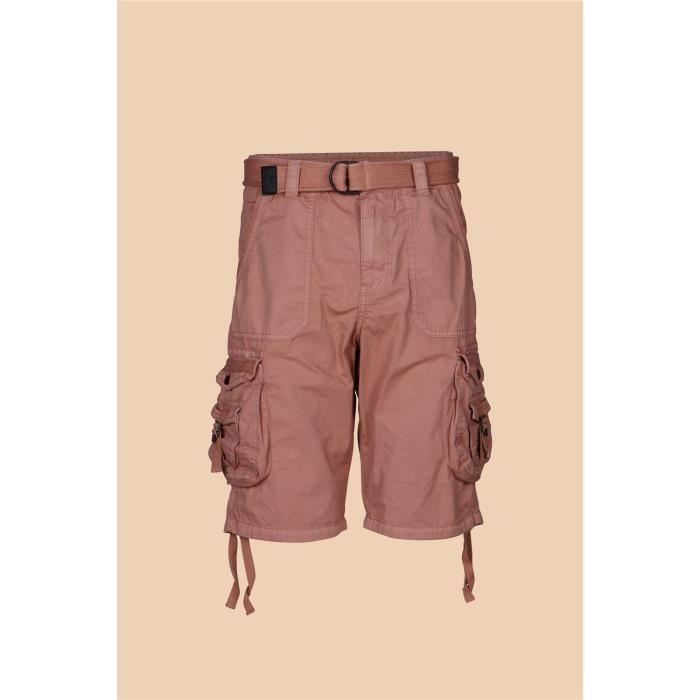 Bermuda cargo avec ceinture