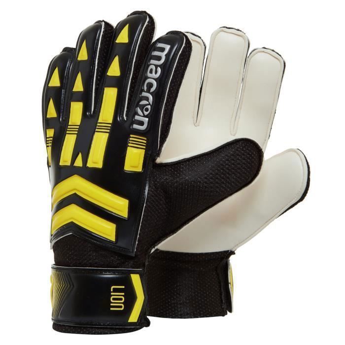 Gants gardien de but Macron Lion xfs - noir/jaune - 8,5