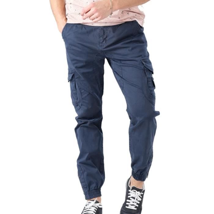 Pantalon Cargo Marine Homme Deeluxe Garden