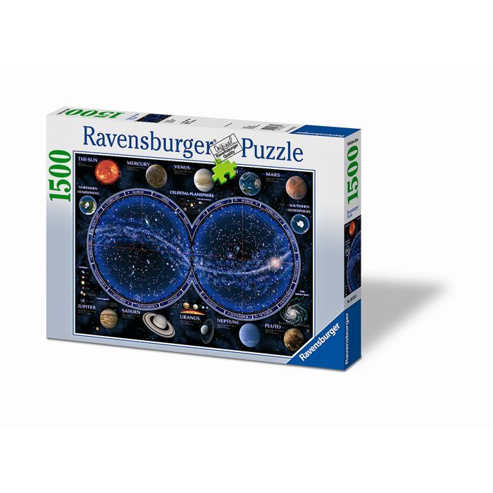 Puzzle 1500 pièces - Planisphère céleste - Ravensburger - Puzzle adultes - Dès 14 ans