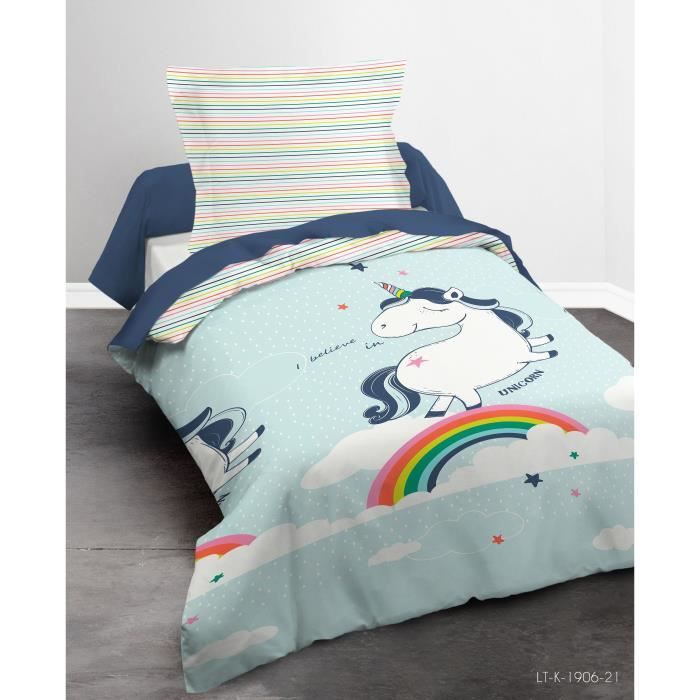 TODAY Parure de couette Happy Confetti - Coton - 140 x 200 cm