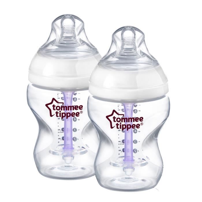 Tommee Tippee Closer to Nature Advanced Comfort - Biberon 260 ml- 9fl oz, Confezione da 2