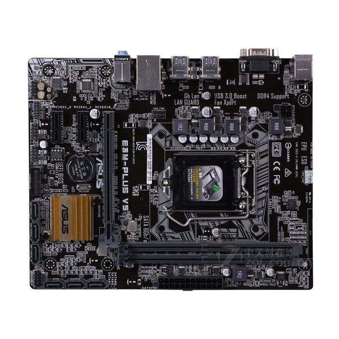 Carte mère ASUS E3M-PLUS V5 Intel C232 LGA 1151 2xDDR4 32GB Micro ATX - Asus