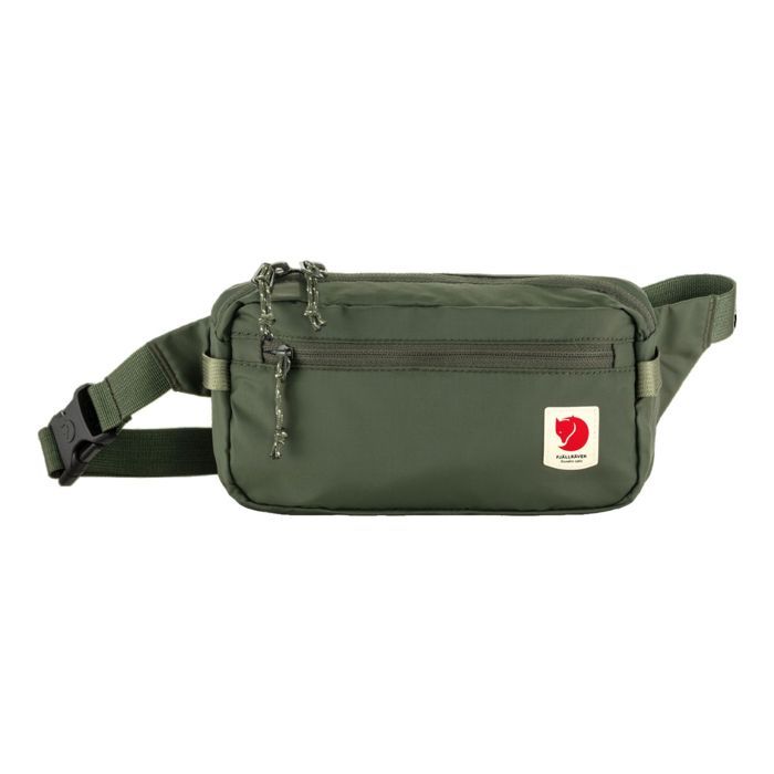 Fjällräven Sac banane vert foncé pour femme et homme - High Coast Hip Pack Mountain Green 282021 Fjällräven Sac banane vert foncé pour femme et homme - High Coast Hip Pack Mountain Green 282021