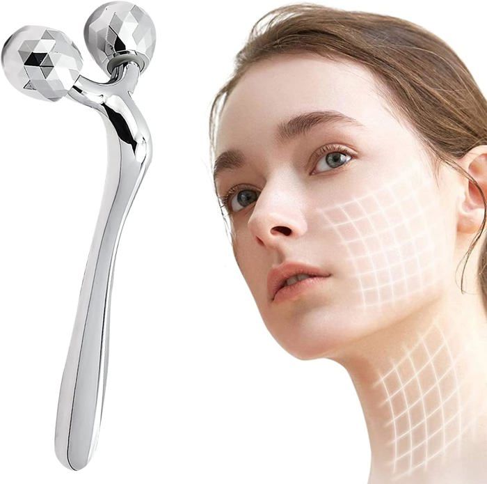 Appareil De Lifting Visage Skindion – Microcourant Et Rouleau Masseur