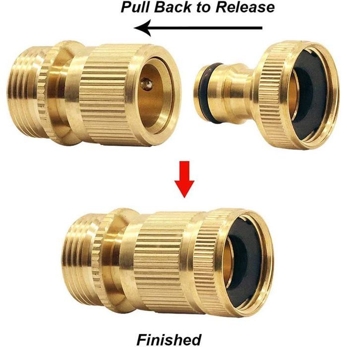 QUARKZMAN Raccord De Tuyau En Laiton – 5/16" Barb X 1/4" NPT Femelle – Lot De 2