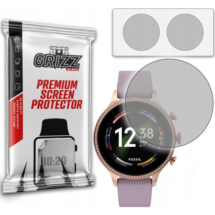 Film de protection montre connectee Grizzglass Film mat universel pour montres 47 mm
