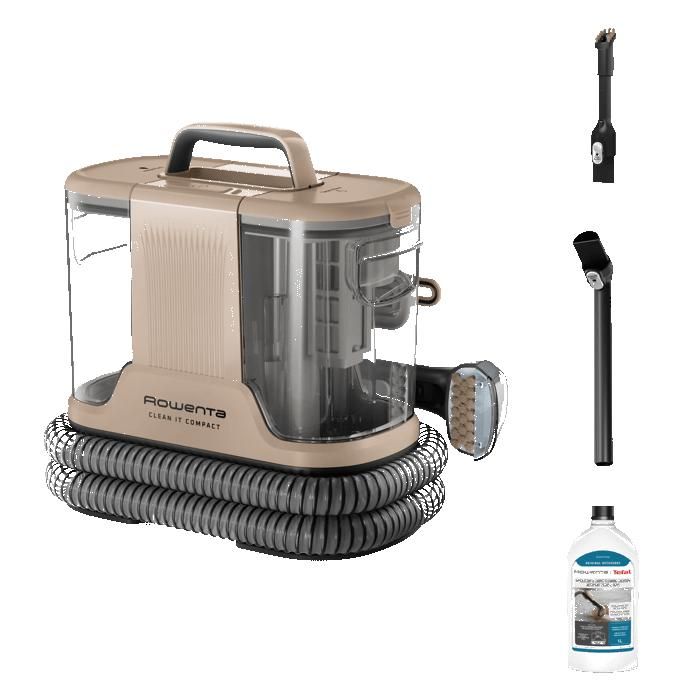 Rowenta Clean It Compact Shampouineuse Détacheur Nettoyeur portable Rapide et facile Design compact IN3010F0