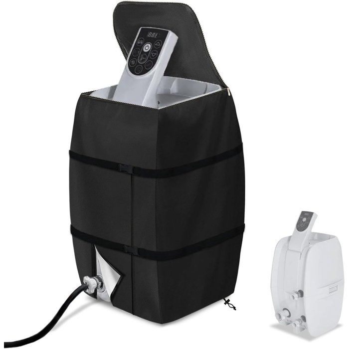 Housse de protection pour pompe de chauffage de spa - Imperméable - Isolante - Fabriquée en tissu 420D - Gonflable - Housse de prote