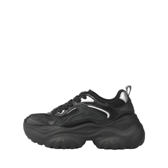 Baskets femme Buffalo Bliss Mesh - black/silver Baskets femme Buffalo Bliss Mesh - black/silver
