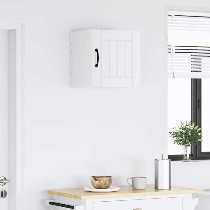 UU*TOP Placard mural de cuisine - moderne Armoire suspendue - Blanc 40x31x40 cm - Bois dingénierie CC1124