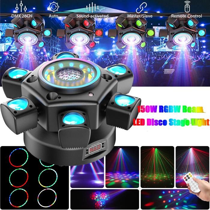 UKing 50W Lyre LED DMX 512 Beweegbare Hoofd met Afstandsbediening Licht Scène Materiaal Sono Disco Verlichting 9/11 Kanalen voor DJ Licht Avondfeest Bar Bruiloft