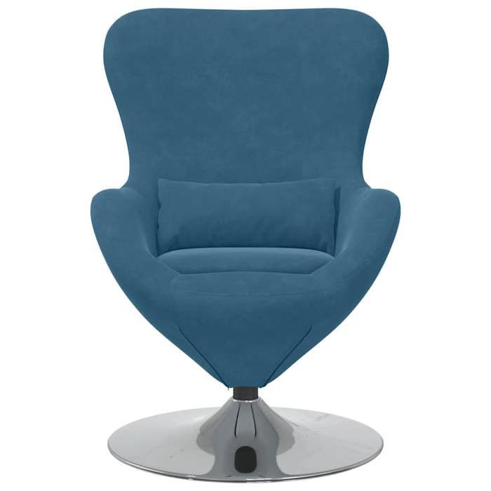Bleu CHAISE/FAUTEUIL - SARAZYJ - 63x73x90cm - Fauteuil œuf Bleu 63x73x90cm Velours Hot11572468