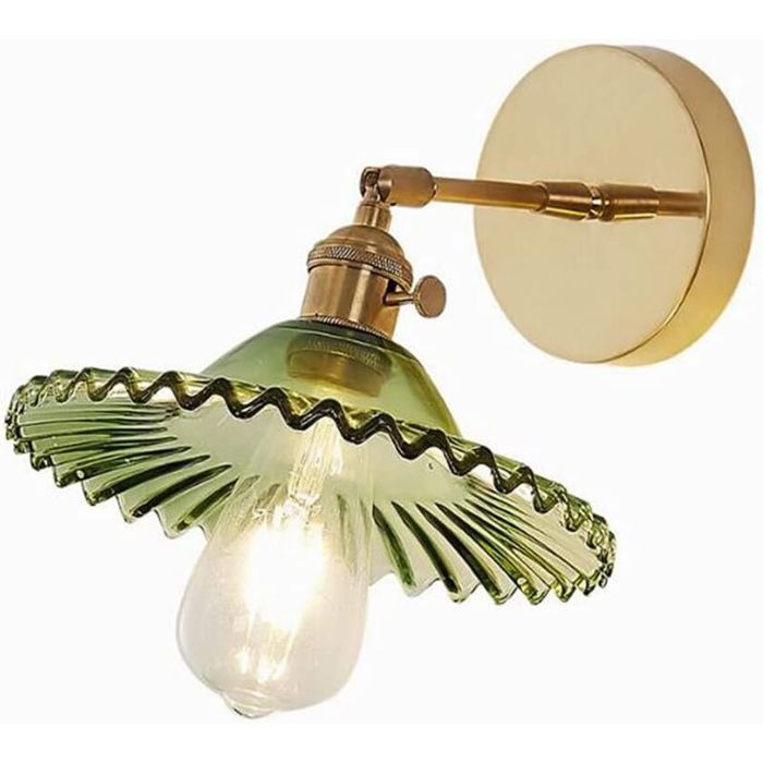 Applique murale industrielle E27 abat-jour en verre plafonnier industriel lampes suspendues applique murale lampes de chevet