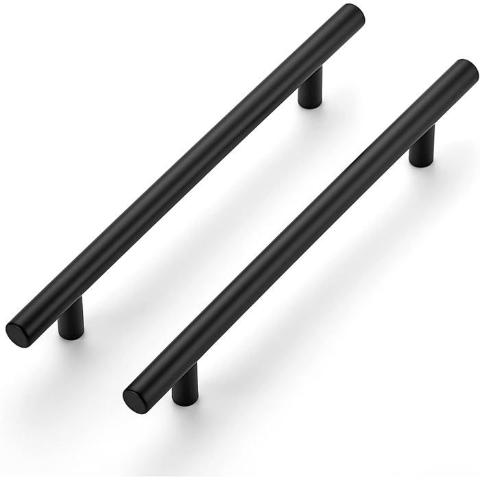 Poignées De Meuble Inox Noir Mat Barre De Tirage 30 Pièces 224 mm Entraxe 160 mm Cuisine Et Commode