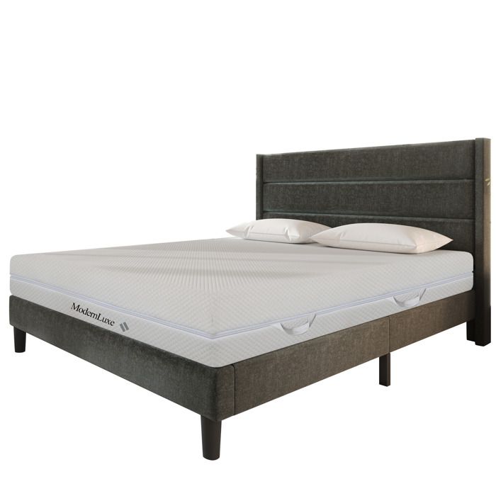 Matelas 180x200 cm réversible H2/H3 7 zones de couchage housse lavable à 60°C en mousse blanc