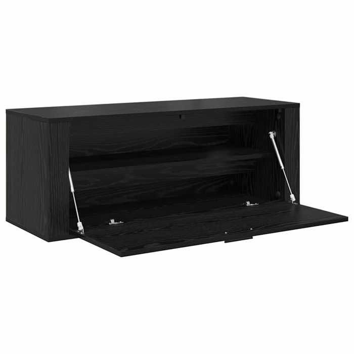 Cabinet à chaussures avec étagère Chêne noir 100 x 35 x 38 cm_2 ans garantie_88849 Cabinet à chaussures avec étagère Chêne noir 100 x 35 x 38 cm_2 ans garantie_88849